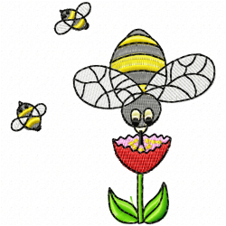 Insectes Embroidery Design 5